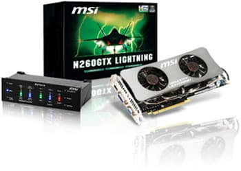 MSI открыла новое поколение фабрично разогнанных 3D-карт моделью N260GTX Lightning